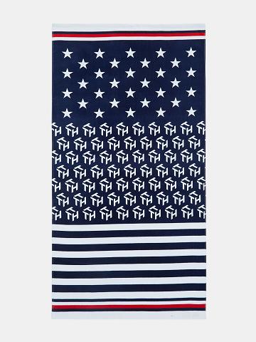 Női Tommy Hilfiger Star & Stripe Beach Towel Úszóruhák Színes | HU 427WNB